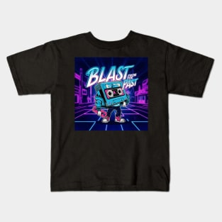 80's Casette Tape: Blast From The Past Kids T-Shirt